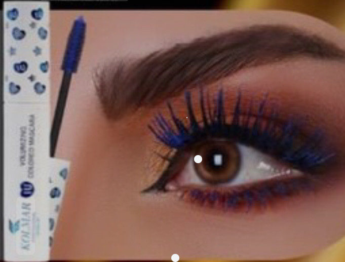 ریمل رنگی آبی کولمار بلند کننده حرفه ای مژه