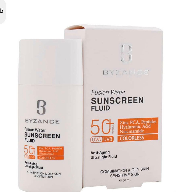 ضدآفتاب فیوژن واتر بیزانس spf50+